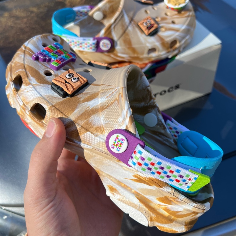 Cinnamon Toast Crunch Special Edition Crocs - J6 equivalent to m6/w8